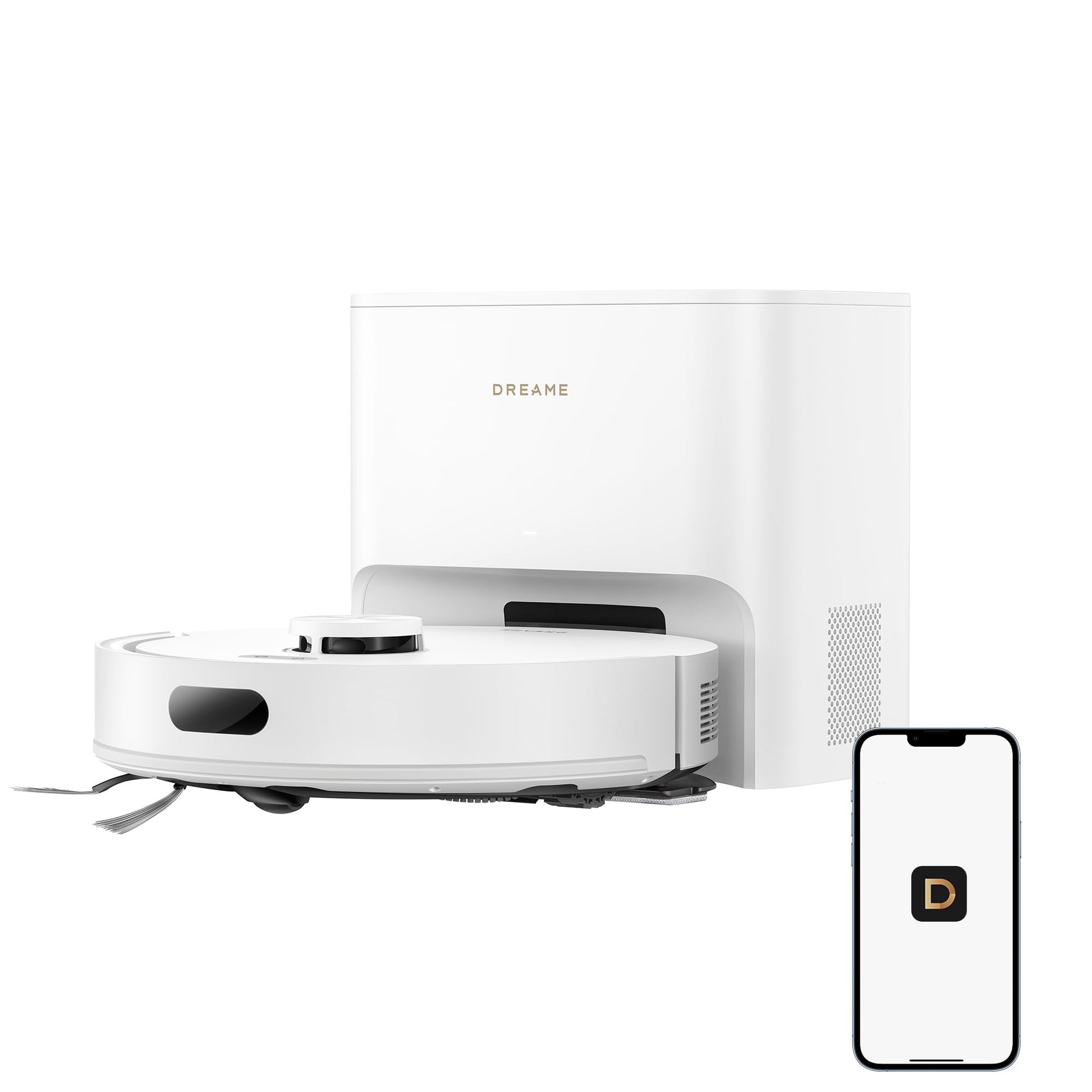 DREAME D20 Air Plus Robot Vacuums and mop, 20,000Pa Suction, Self-Emptying dreame
