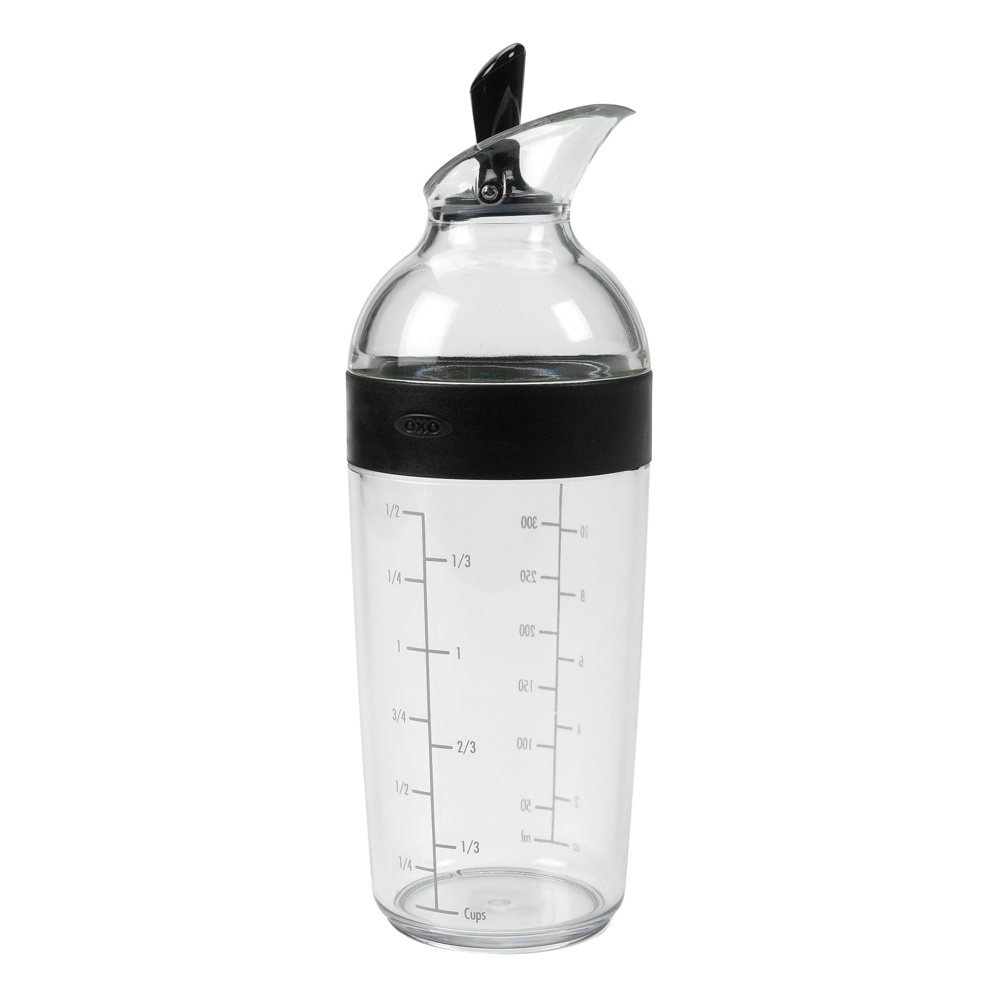 OXO Good Grips 1188500BK Salad Dressing Shaker (Clear plastic) Black Large OXO