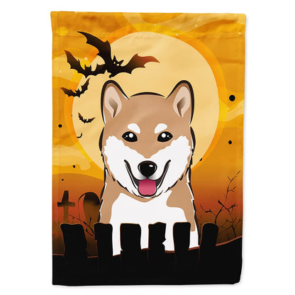 Caroline's Treasures BB1783CHF Halloween Shiba Inu Canvas House Size Flag, Multicolor, Large