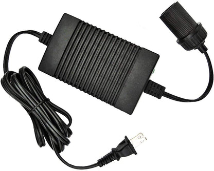 Koolatron Power Adapter - 12V 5A Converter for Car Fridge, Portable Devices, Vehicle Supplies, Replacement Cable, Extender Charger, Wall Outlet, Transformer for Cooler, 110V AC to 12V DC Koolatron