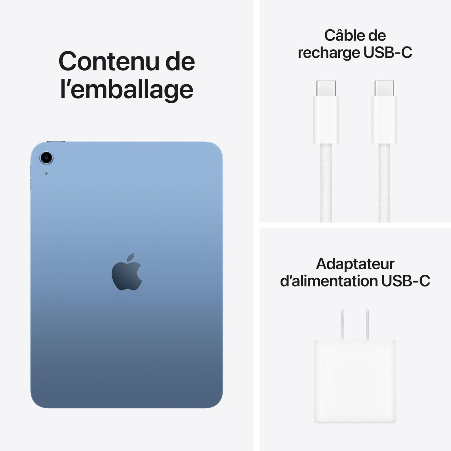 Apple iPad with A16 chip: 11-inch Liquid Retina Display, 128 GB, Wi-Fi 6, 12MP Front/12MP Back Camera, Touch ID, All-Day Battery Life — Blue 🍁 All In One Marketplace Canada