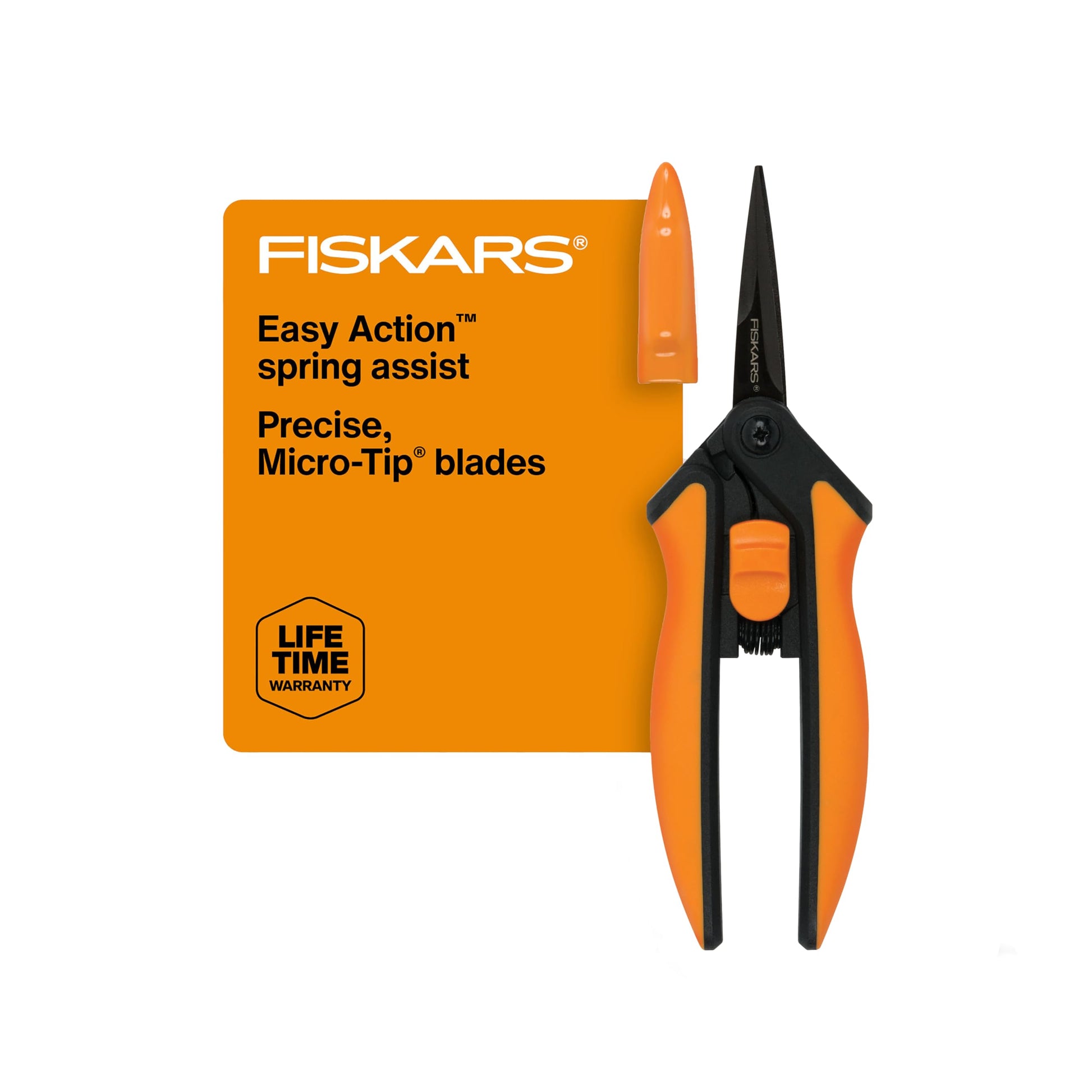 Fiskars Non-Stick Softgrip Micro-Tip Pruning Snip Fiskars