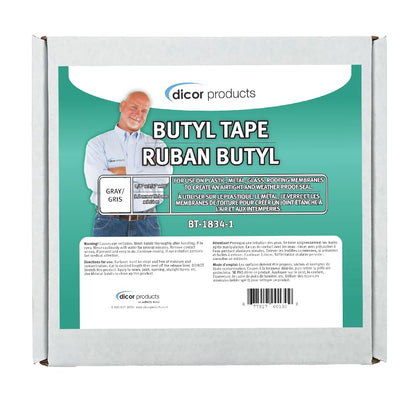 Dicor (BT-1834-1) 1/8" x 3/4" x 30' Butyl Seal Tape - Available at All In One Marketplace Canada