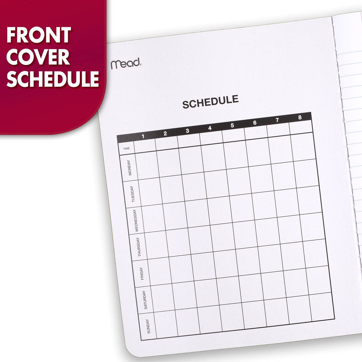 Mead Composition Book 12-Pack: 100 sheets, wide ruled, assorted colors (09918)