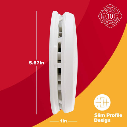 First Alert PR700A Slim Series Battery Powered Photoelectric Smoke Alarm - Available at All In One Marketplace Canada