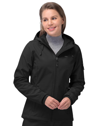 33,000ft Women's Softshell Jacket Waterproof Hooded Fleece Lined Rain Coat 🍁 All In One Marketplace Canada