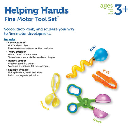 Learning Resources Helping Hands Fine Motor Tool Set Toy Learning Resources