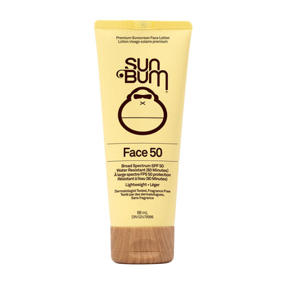 Sun Bum Original SPF 50 Sunscreen Face Lotion - Broad Spectrum Moisturizing UVA/UVB Protection with Vitamin E - Vegan & Hawaii Act 104 Compliant - 88ml - Available at All In One Marketplace Canada