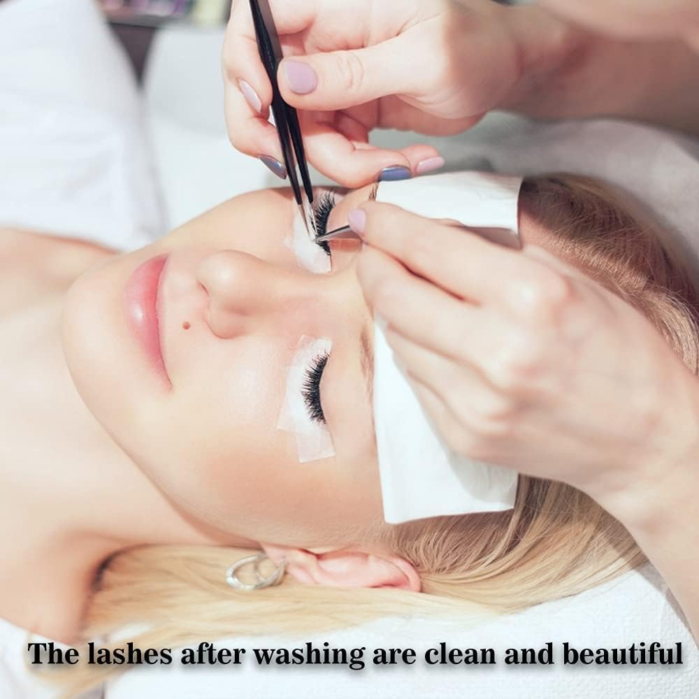 Eyelash Extension Shampoo 60 ml + Brush - Eyelid Foaming Cleanser - Sensitive Paraben & Sulfate Free - Eyelash Wash and Lash Bath for Extensions - Salon Use and Home Care - Available at All In One Marketplace Canada