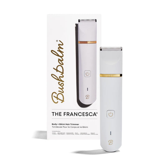Bushbalm Electric Bikini Line Trimmer and Shaver for Close Grooming and Pre-wax Preparation, The Francesca Bikini Trimmer