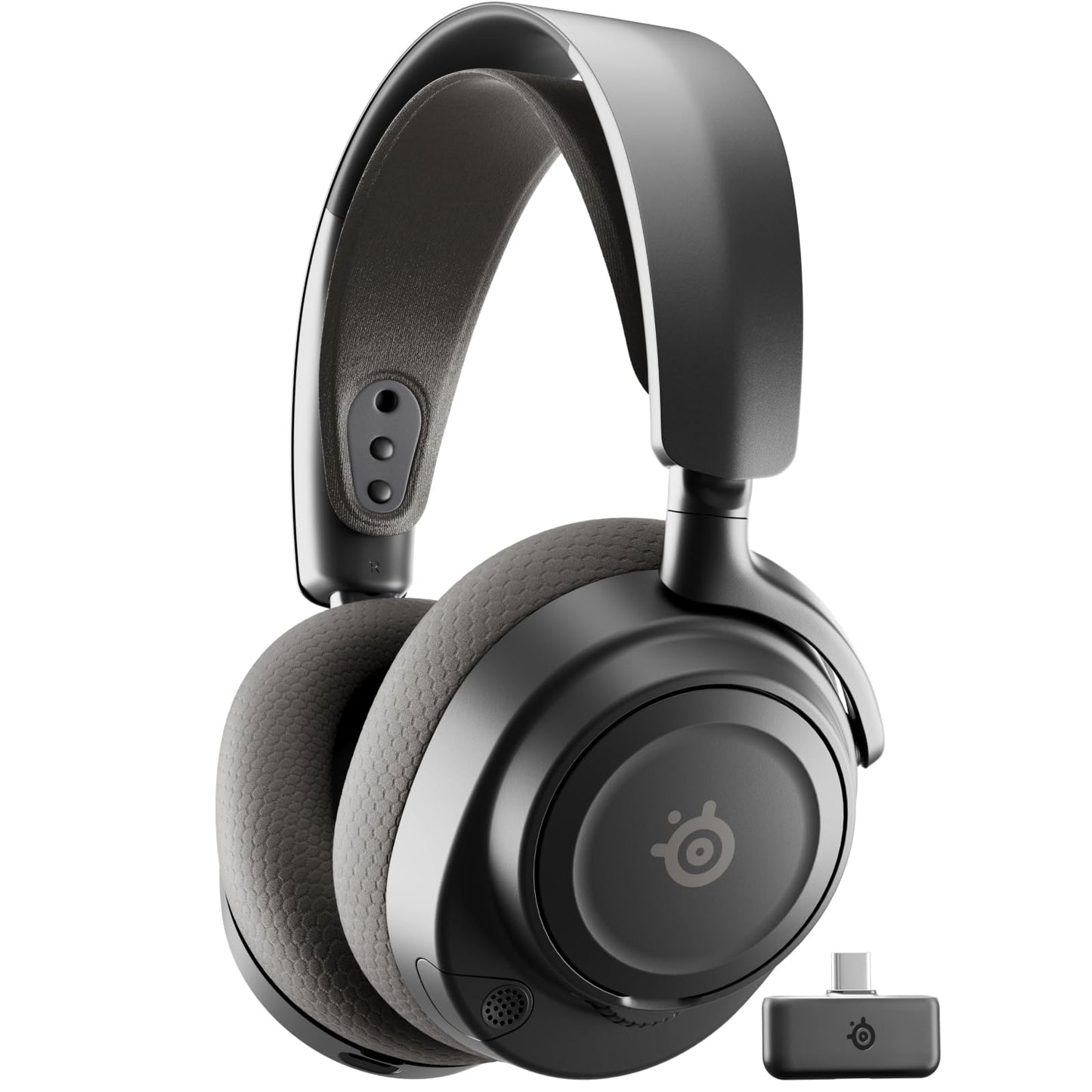SteelSeries Arctis Nova 7X Wireless Gen 2 Gaming Headset - Real-Time App Control, 50+ HR Play, Neodymium Drivers, Mix 2.4GHz/Bluetooth, Xbox, PC, PS5/PS4, Switch 1/2, Mobile - Black