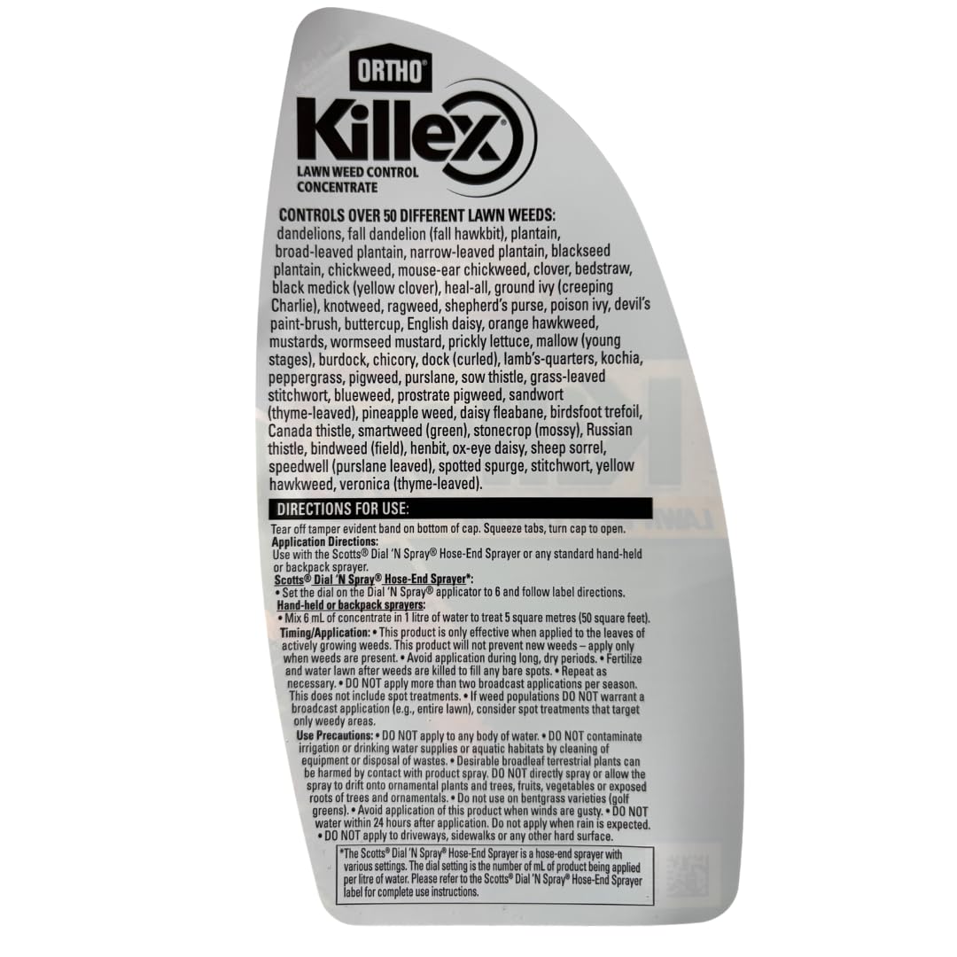 Ortho KILLEX Lawn Weed Killer Concentrate, 1L