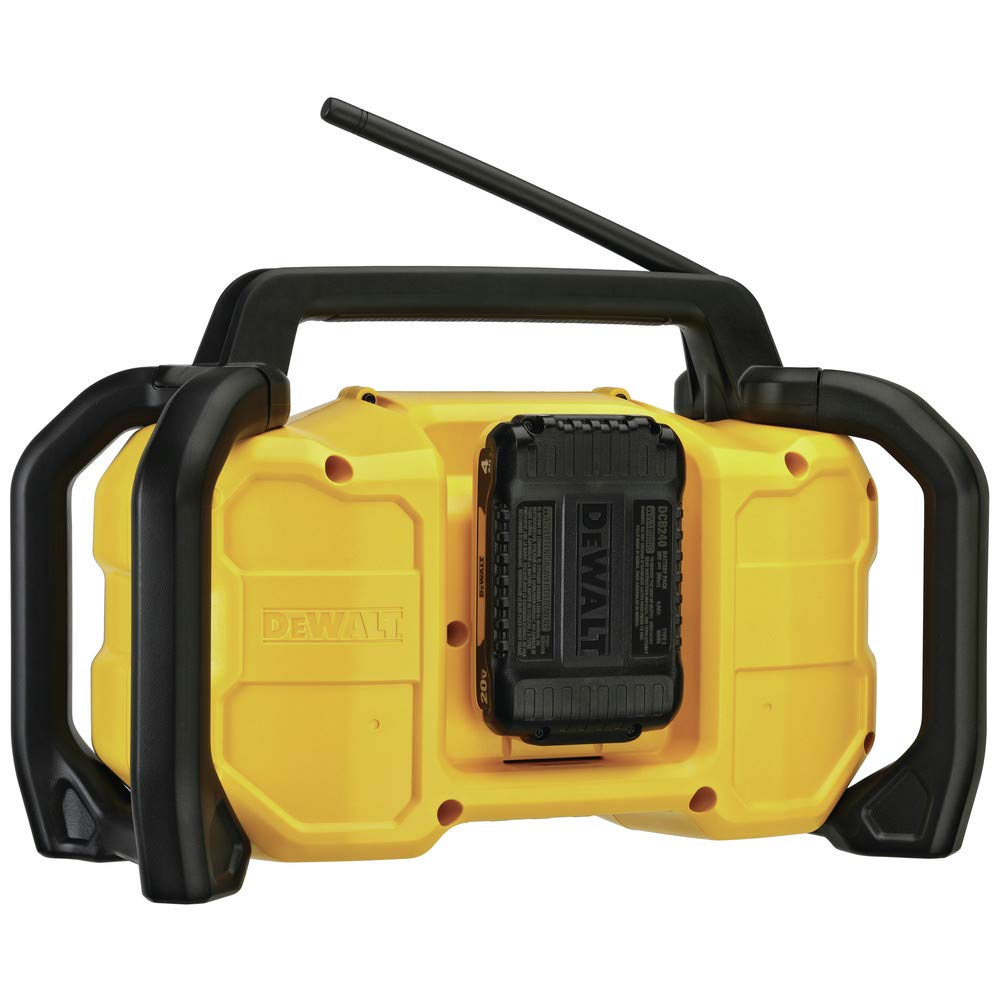 DEWALT 12V/20V MAX* Portable Radio, Bluetooth, Cordless, Jobsite, Tool Only (DCR028B) DEWALT