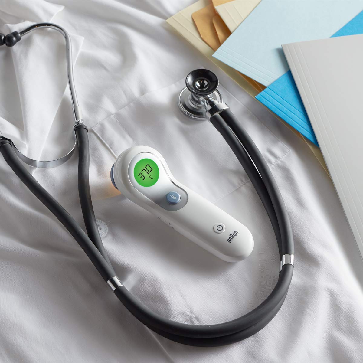 Braun BNT300CA No-Touch and Forehead Thermometer with Colour Coded Display for Baby, Children and Adults, No. 1 Brand Among Pediatricians and Moms 🍁 All In One Marketplace Canada