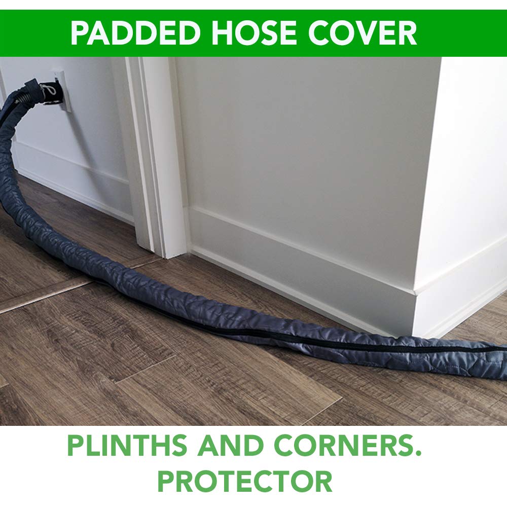 OVO Universal Padded Hose Cover, Fits All 30 to 32 ft Central Vacuum Hose, Machine Washable, Easy to Install with Zipper OVO