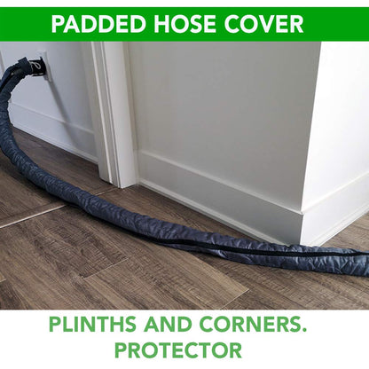 OVO Universal Padded Hose Cover, Fits All 30 to 32 ft Central Vacuum Hose, Machine Washable, Easy to Install with Zipper OVO