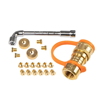 Blackstone Propane to Natural Gas Conversion Kit for Grill, Griddle – Compatible with Blackstone 28", 36" Griddles, Tailgater, Rangetop Combo & Single Burner Rec Stove – Hose, Quick Connect Fitting Blackstone