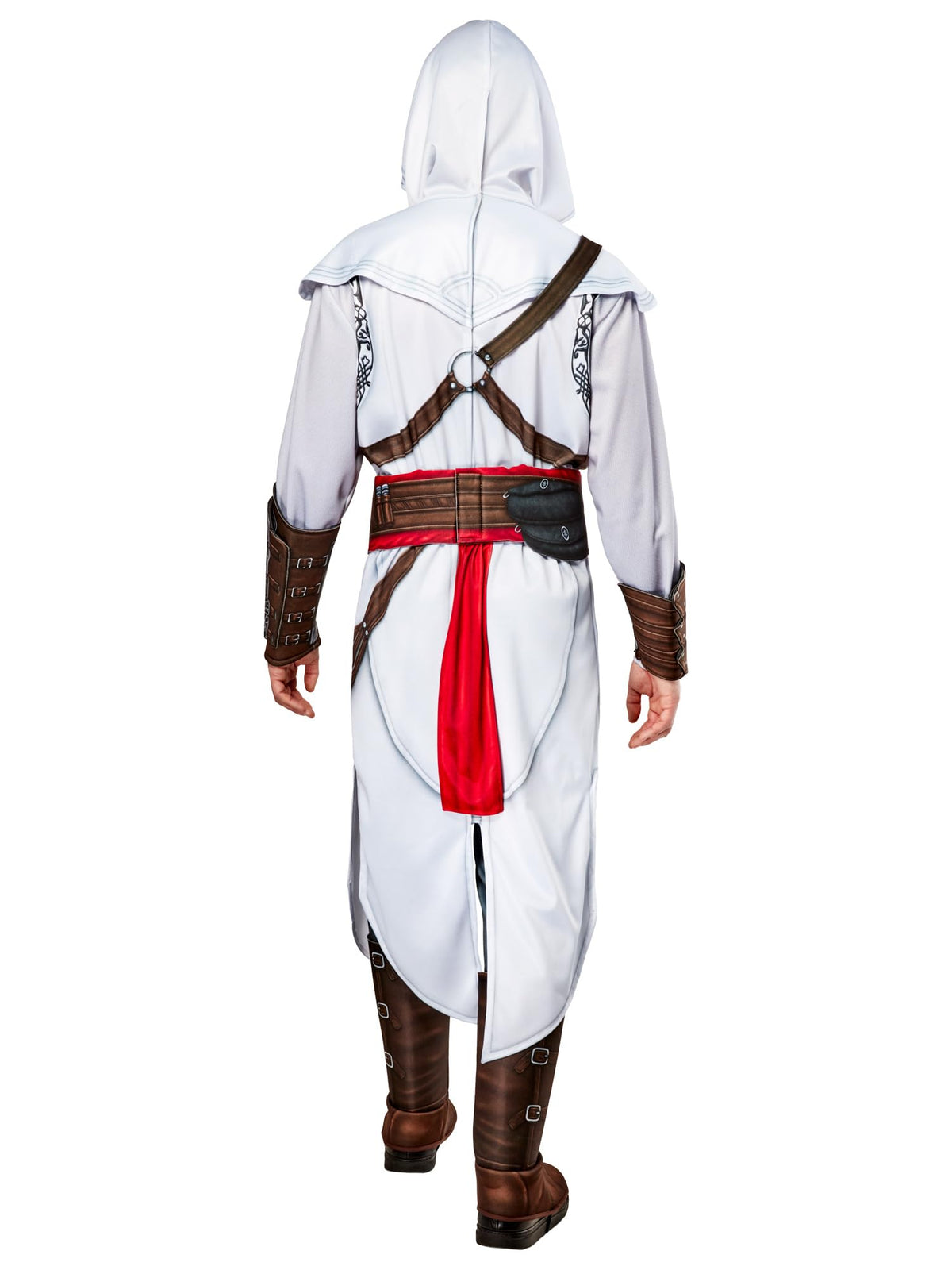 Rubies Men's Assassin's Creed Altair Deluxe Costume Jumpsuit with Cloak for Themed Parties and Halloween, Large, As Shown, Large