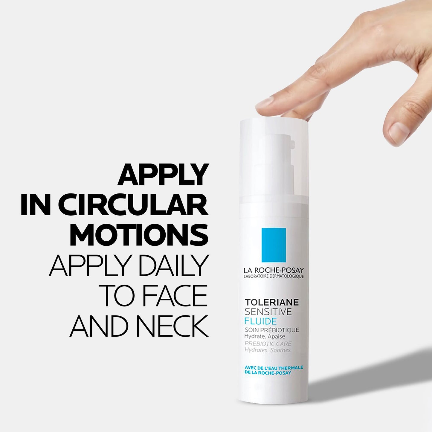 La Roche-Posay Face Moisturizer for Oily, Sensitive Skin, Toleriane Sensitive Fluid Hydrating Gel Cream with Niacinamide & Ceramides, Alcohol Free, Fragrance Free & Recommended by Dermatologists, 40mL