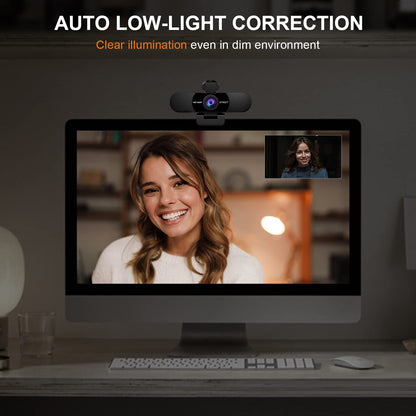 EMEET 1080P Webcam with Microphone, C960 Web Camera, 2 Mics Streaming Webcam, 90°FOV Computer Camera, Plug and Play USB Web Cam for Online Calling/Conferencing, Zoom/Teams/Facetime/YouTube, Laptop/PC - Available at All In One Marketplace Canada