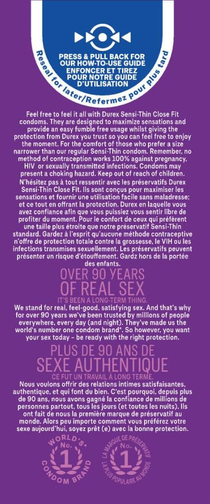 DUREX® Durex Sensi Thin Close Fit 36 ct