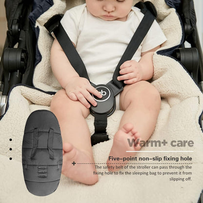 FindXeink Waterproof &Thicken Universal Stroller Blanket for Babies,Toddler's Stroller Sleeping Bag & Footmuff & Bunting & Cover for Autumn Winter 🍁 All In One Marketplace Canada