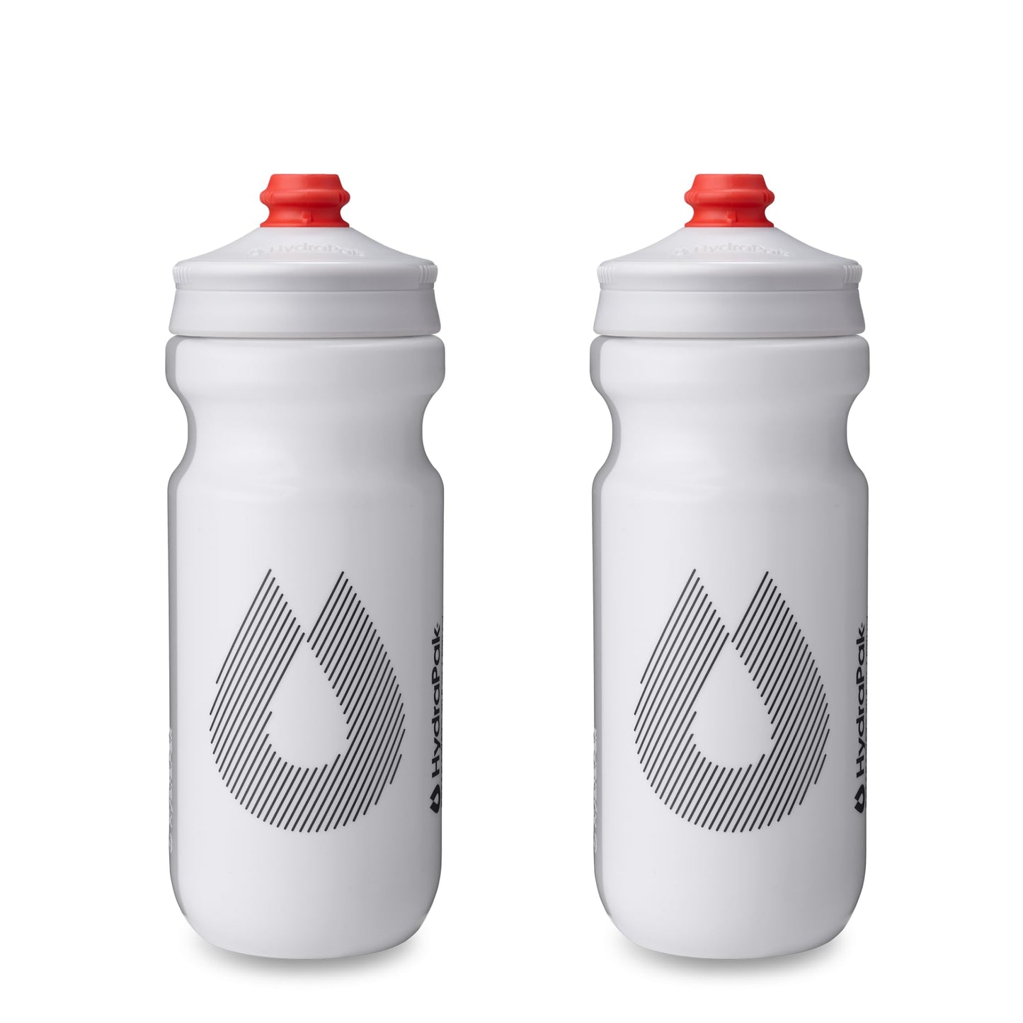 HydraPak Breakaway Surge Lightweight Bike Water Bottle (25oz, White) HydraPak