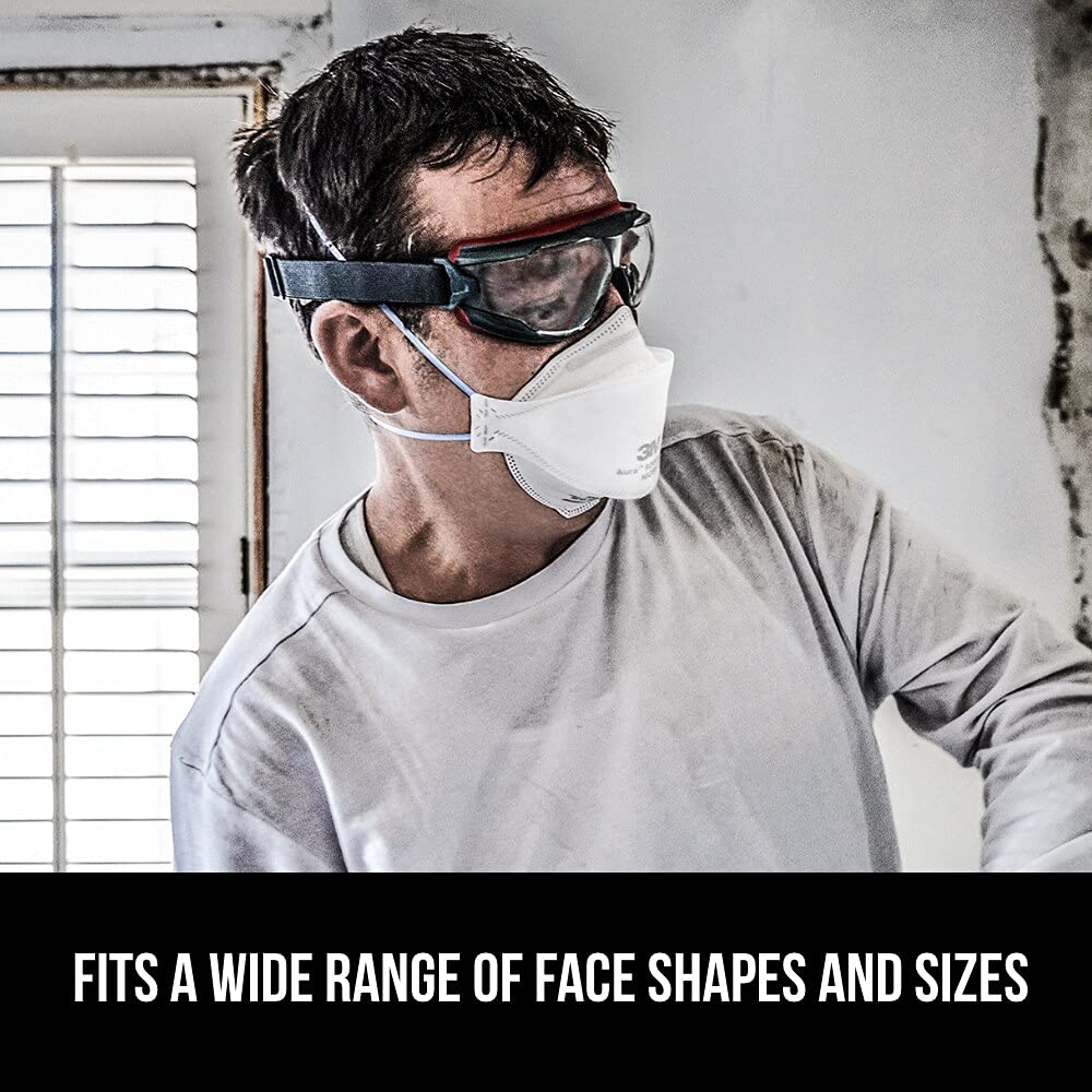 3M Aura N95 Particulate Respirator 9205PP-20-DC, N95 Masks, 20 Masks