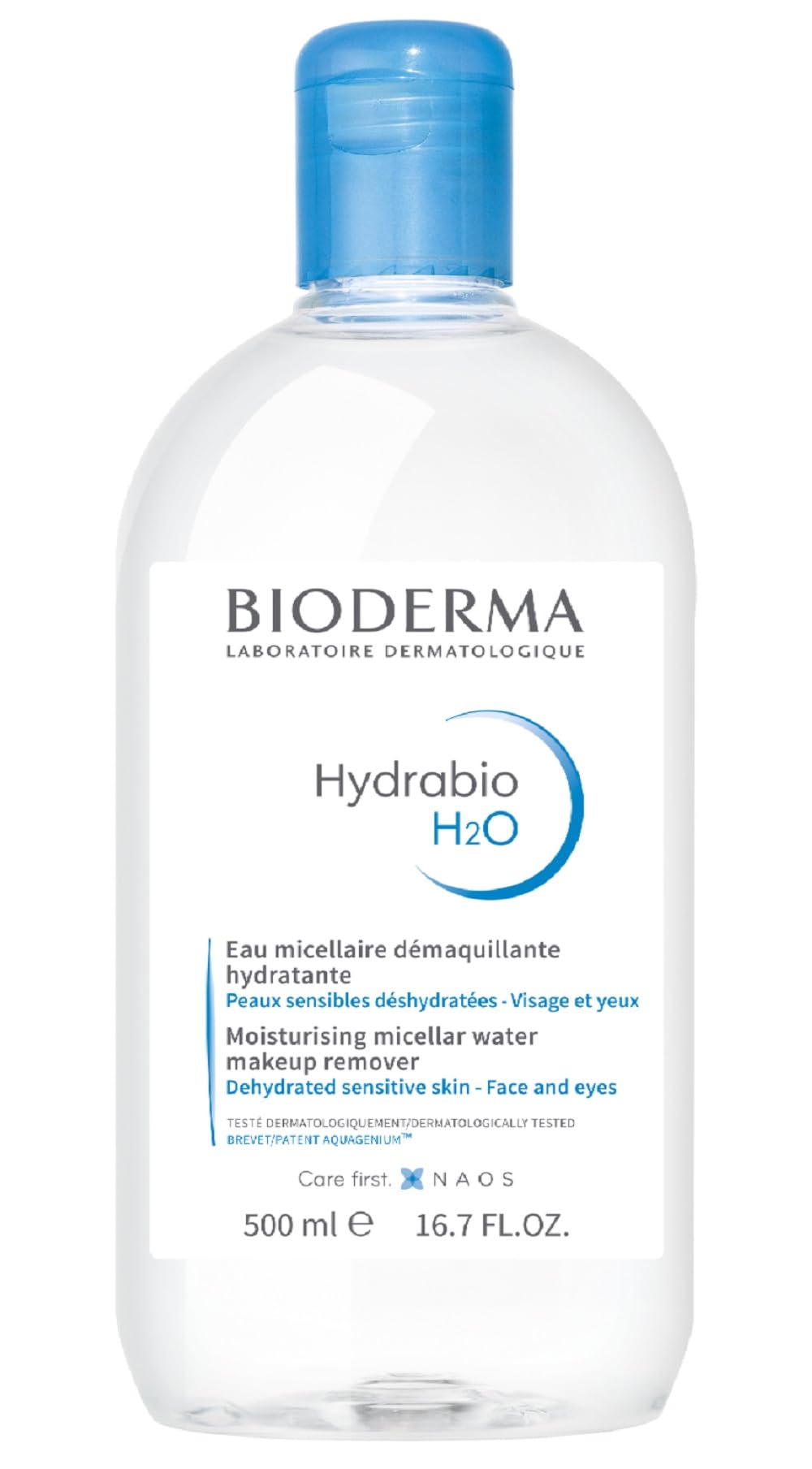 Bioderma Hydrabio H2O Micellar Water, Cleansing and Makeup Removing Gentle Face Cleanser for Dehydrated Sensitive Skin - Available at All In One Marketplace Canada
