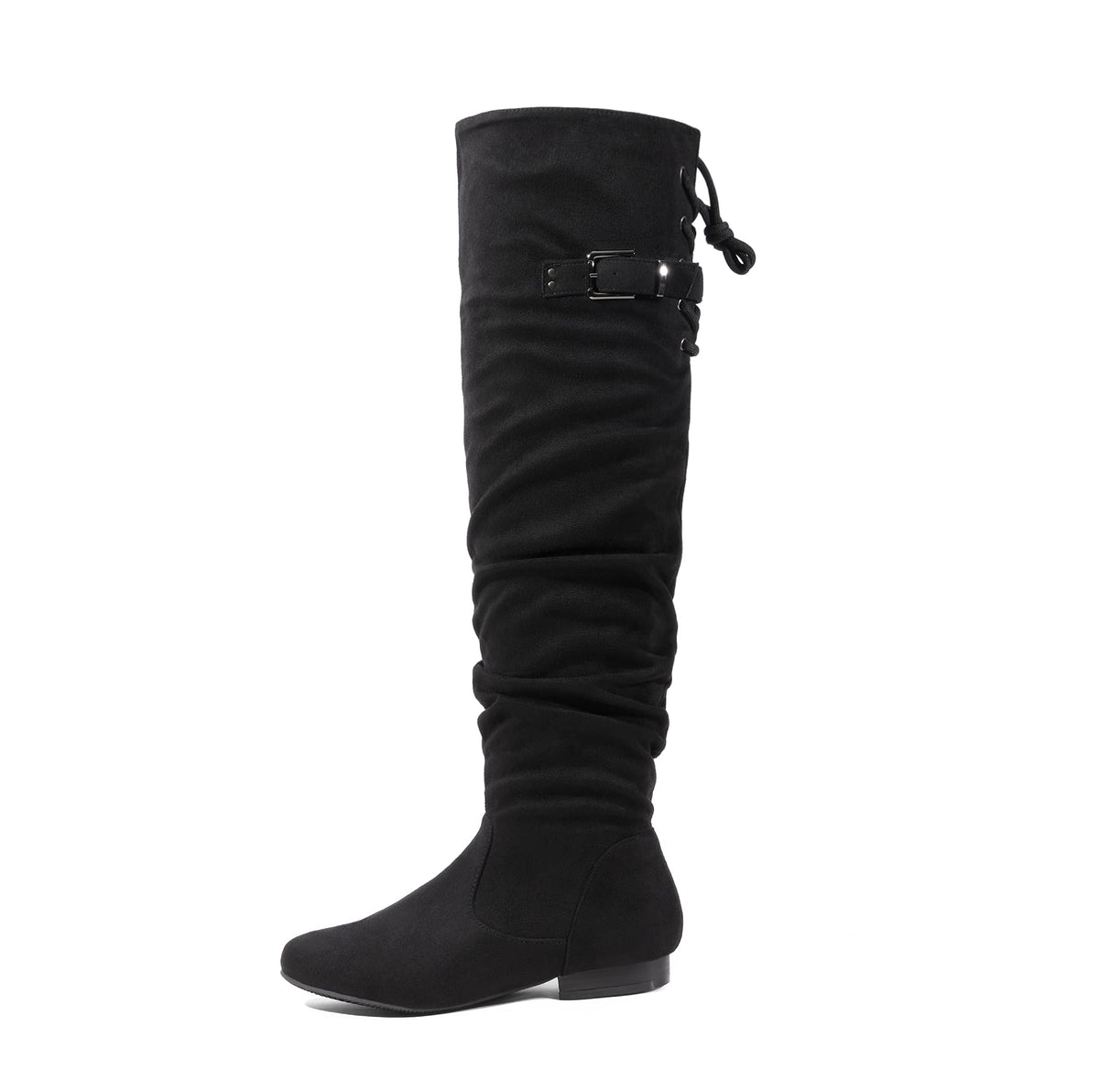 DREAM PAIRS Women's Over the Knee Thigh High Riding Boots,Black,8 🍁 All In One Marketplace Canada