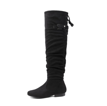 DREAM PAIRS Women's Over the Knee Thigh High Riding Boots,Black,8 🍁 All In One Marketplace Canada