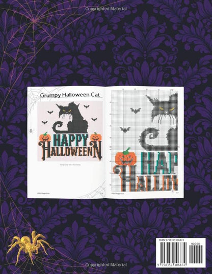 Spooky Stitches 2nd Edition | Full Color Counted Cross Stitch Pattern Book: 8 Creepy Needlepoint Charts to Haunt your Halloween