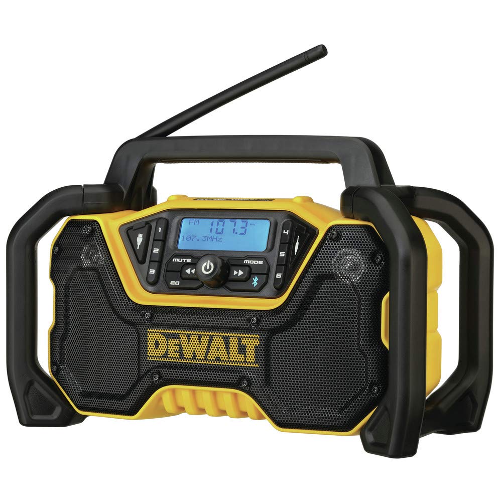 DEWALT 12V/20V MAX* Portable Radio, Bluetooth, Cordless, Jobsite, Tool Only (DCR028B) DEWALT