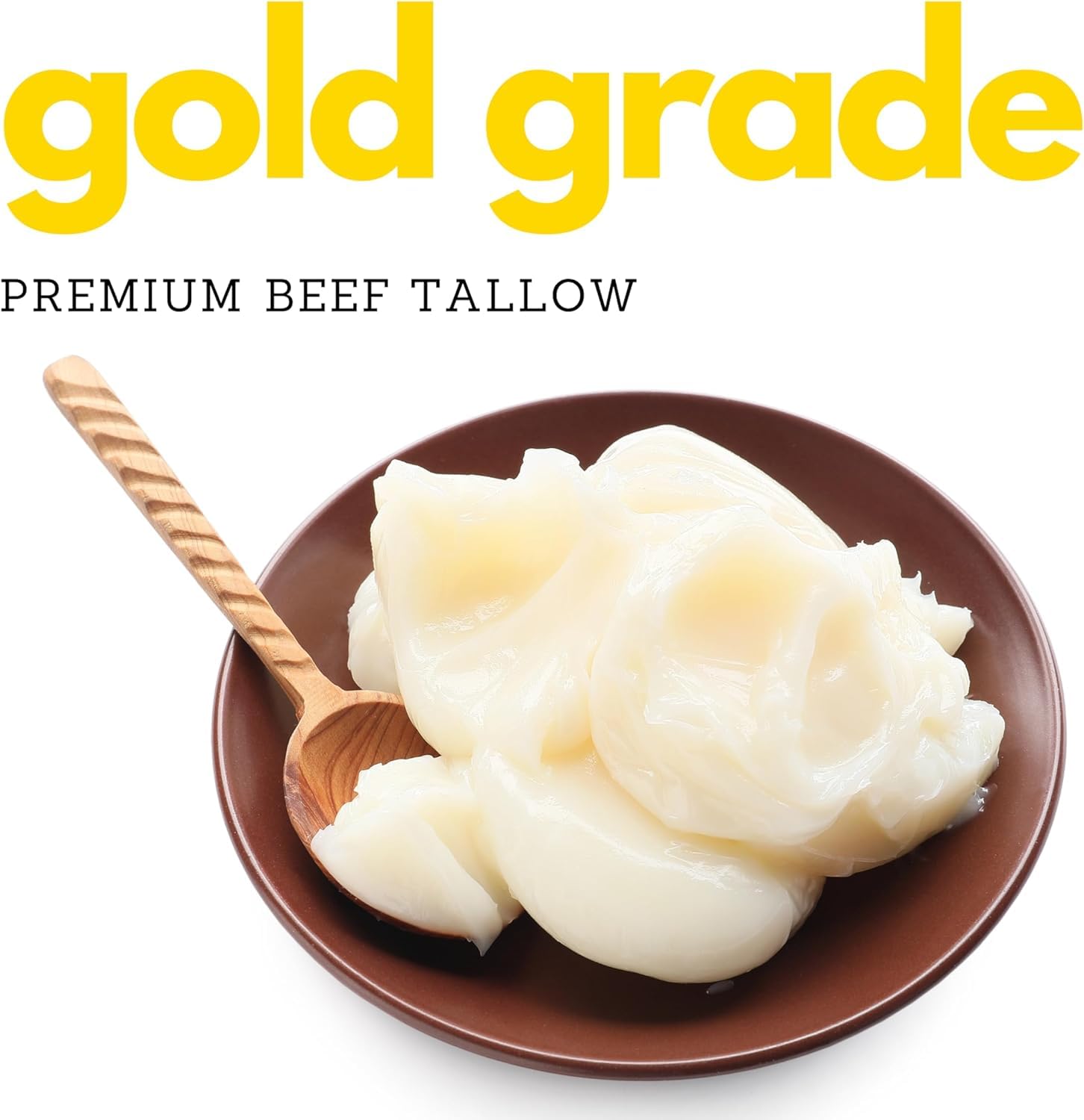 Canadian Beef Tallow 14oz - Premium Rendered Cooking Fat
