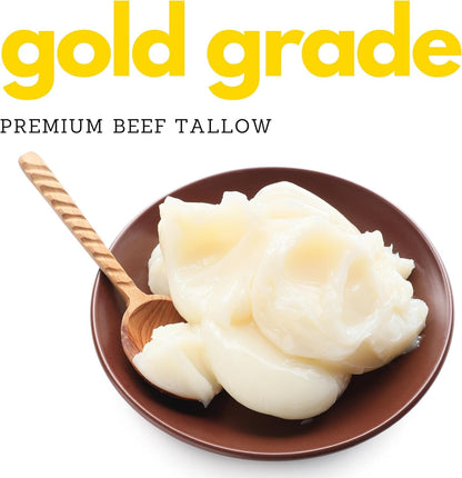 Canadian Beef Tallow 14oz - Premium Rendered Cooking Fat