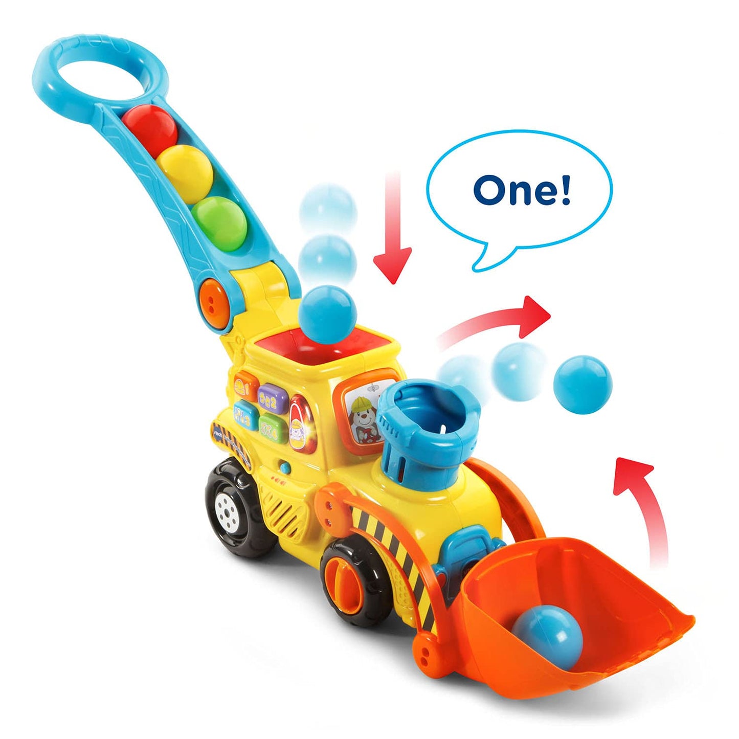 VTech Pop-a-Balls Push & Pop Bulldozer - English Version 🍁 All In One Marketplace Canada