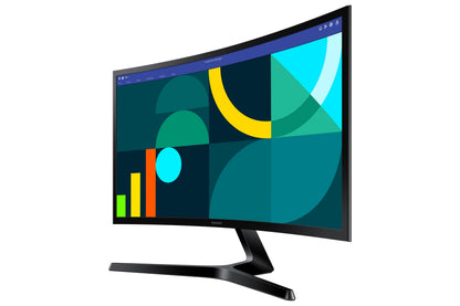 Samsung 24-inch FHD Black Curved Screen Monitor with 100 Hz Refresh Rate, Game Mode, Eye Saver Mode - (LS24D368GANXZA) [Canada Version] 🍁 All In One Marketplace Canada