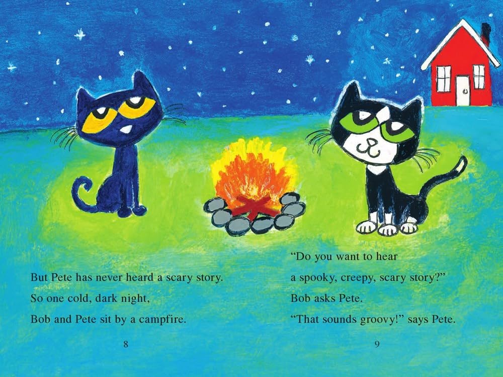 Pete le chat : Le chat froussard ! : Un livre d'Halloween pour les enfants