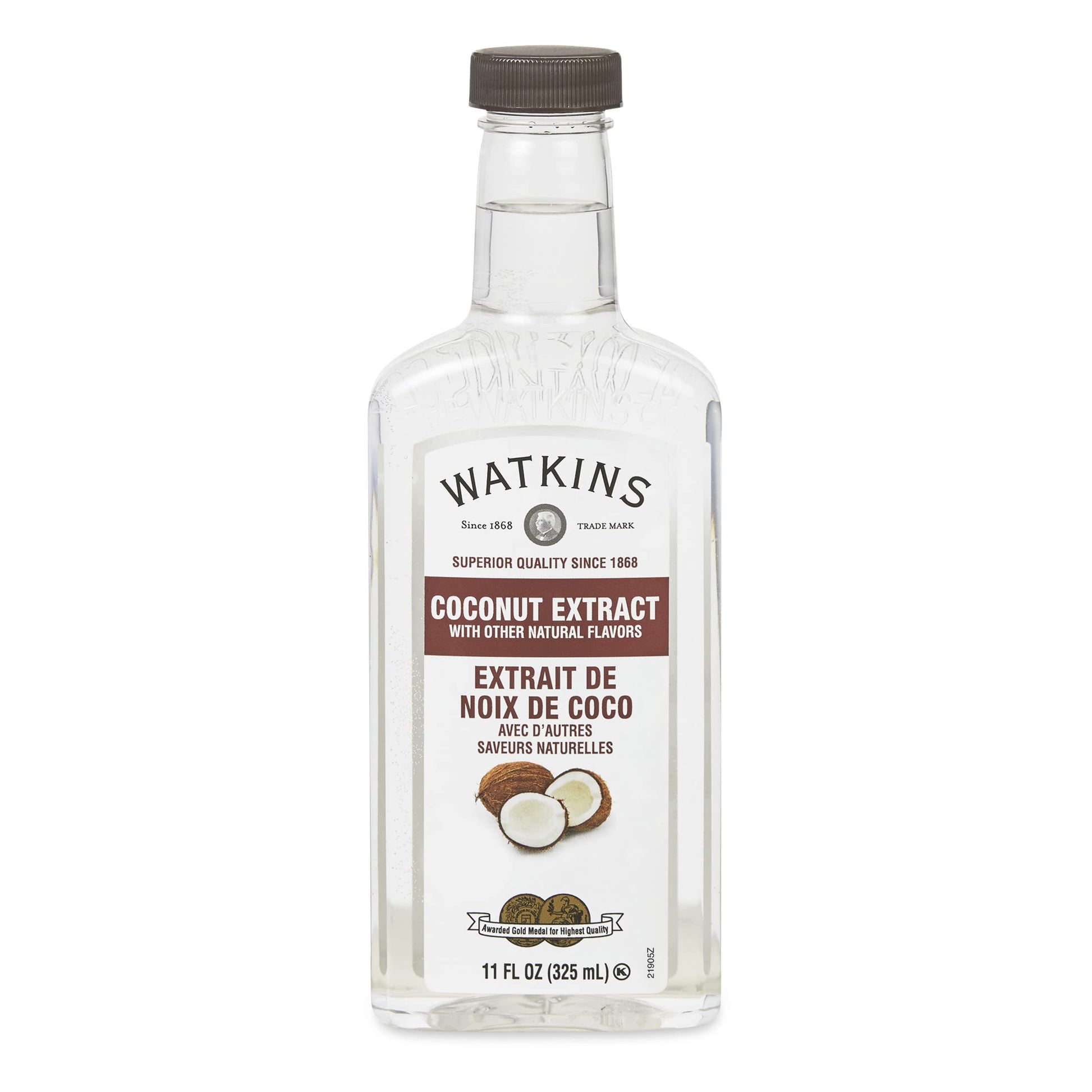 Watkins Coconut Extract with Other Natural Flavors, Non-GMO, Kosher, 325ml, 1 Count Watkins