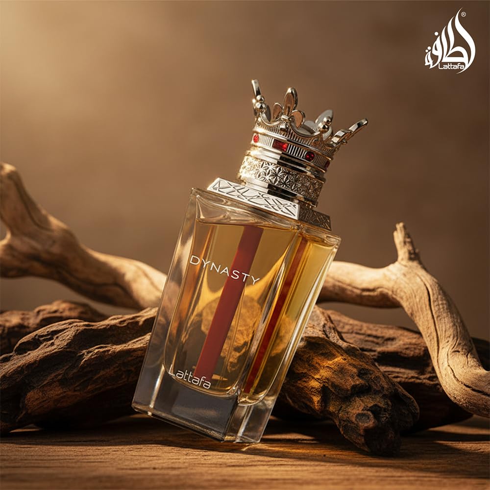 Lattafa Dynasty – Fresh, Spicy, Woody, Aromatic – Eau de Parfum Spray Long-Lasting Fragrance for Unisex, 3.4 Ounce / 100 ml