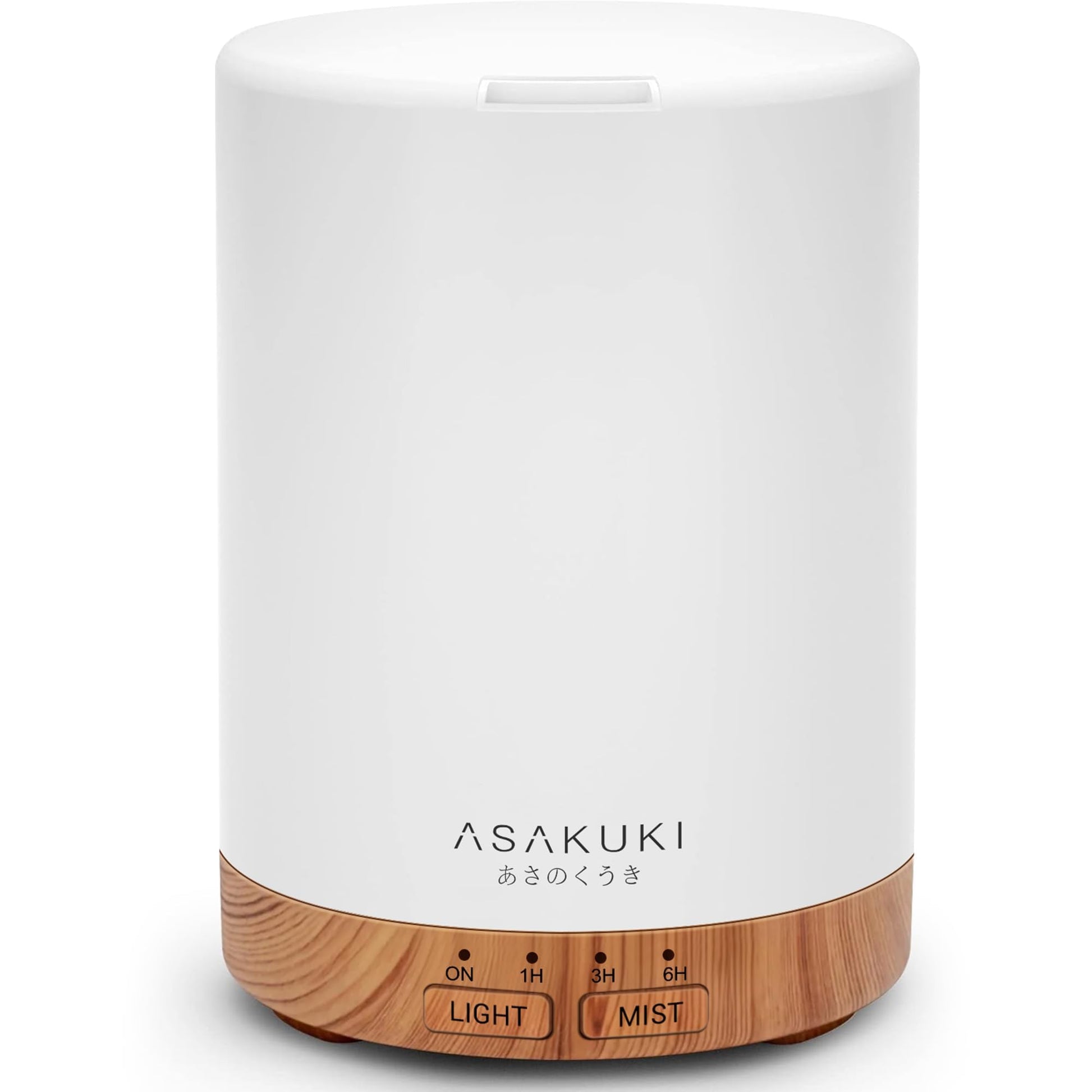 ASAKUKI 300ml Essential Oil Diffuser, Ultrasonic Aroma Diffuser for Essential Oils, Scent Diffuser, Fragrant Humidifier, 3 Timers and Auto-Off, 7 LED Light Colors for Home Office - Available at All In One Marketplace Canada