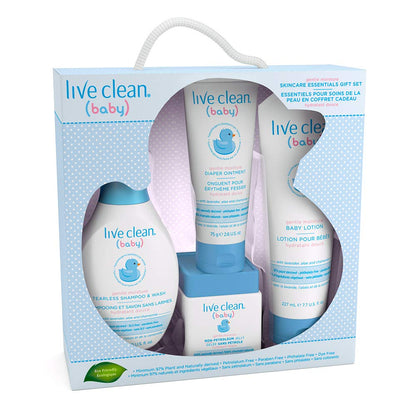 Live Clean Baby Gentle Moisture Baby Essentials Gift Set, 4 Count 🍁 All In One Marketplace Canada