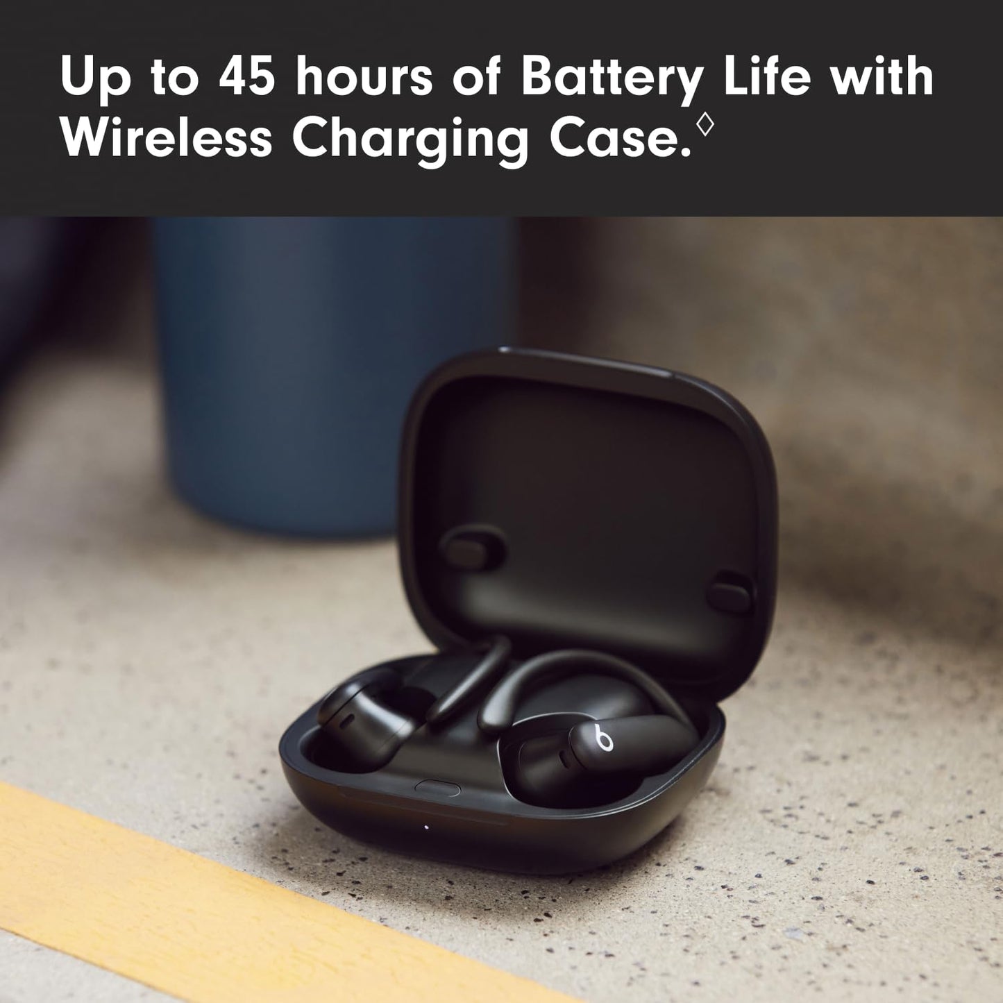 Beats Powerbeats Pro 2 Wireless Bluetooth Earbuds - Noise Cancelling, Heart Rate Monitor, IPX4, Up to 45H Battery & Charging Case, Works with Apple & Android - Jet Black 🍁 All In One Marketplace Canada