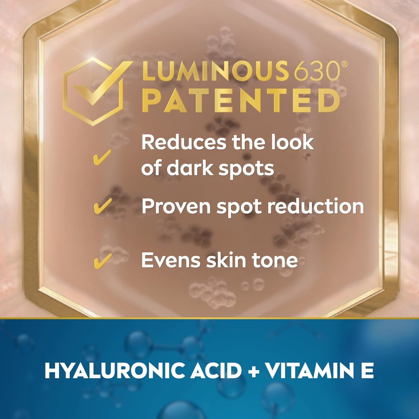 NIVEA LUMINOUS630 Dark Spot Solution Advanced Face Serum for All Skin Types, Dark Spot Serum Visibly Reduces Dark Spots in Just 2 Weeks, Hyaluronic Acid Serum, Dermatologically-Tested Skin Care, 30mL - Available at All In One Marketplace Canada