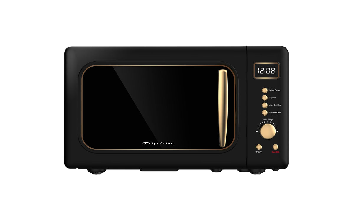 FRIGIDAIRE EMW788RETRO 0.7 cu. ft. Retro Microwave, Black-Gold