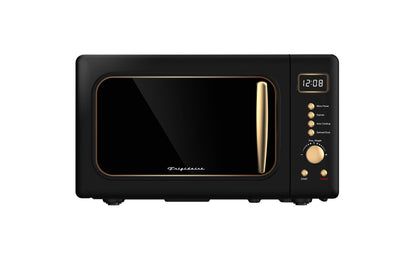 FRIGIDAIRE EMW788RETRO 0.7 cu. ft. Retro Microwave, Black-Gold