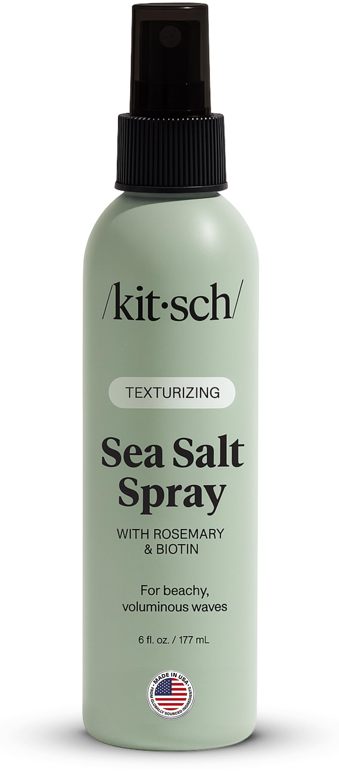 Kitsch Sea Salt Spray for Men and Women | Hair Spray with Rosemary, Biotin, Magnesium – Hair Texturizer for Natural Curls and Beach Waves, 177 mL - Available at All In One Marketplace Canada