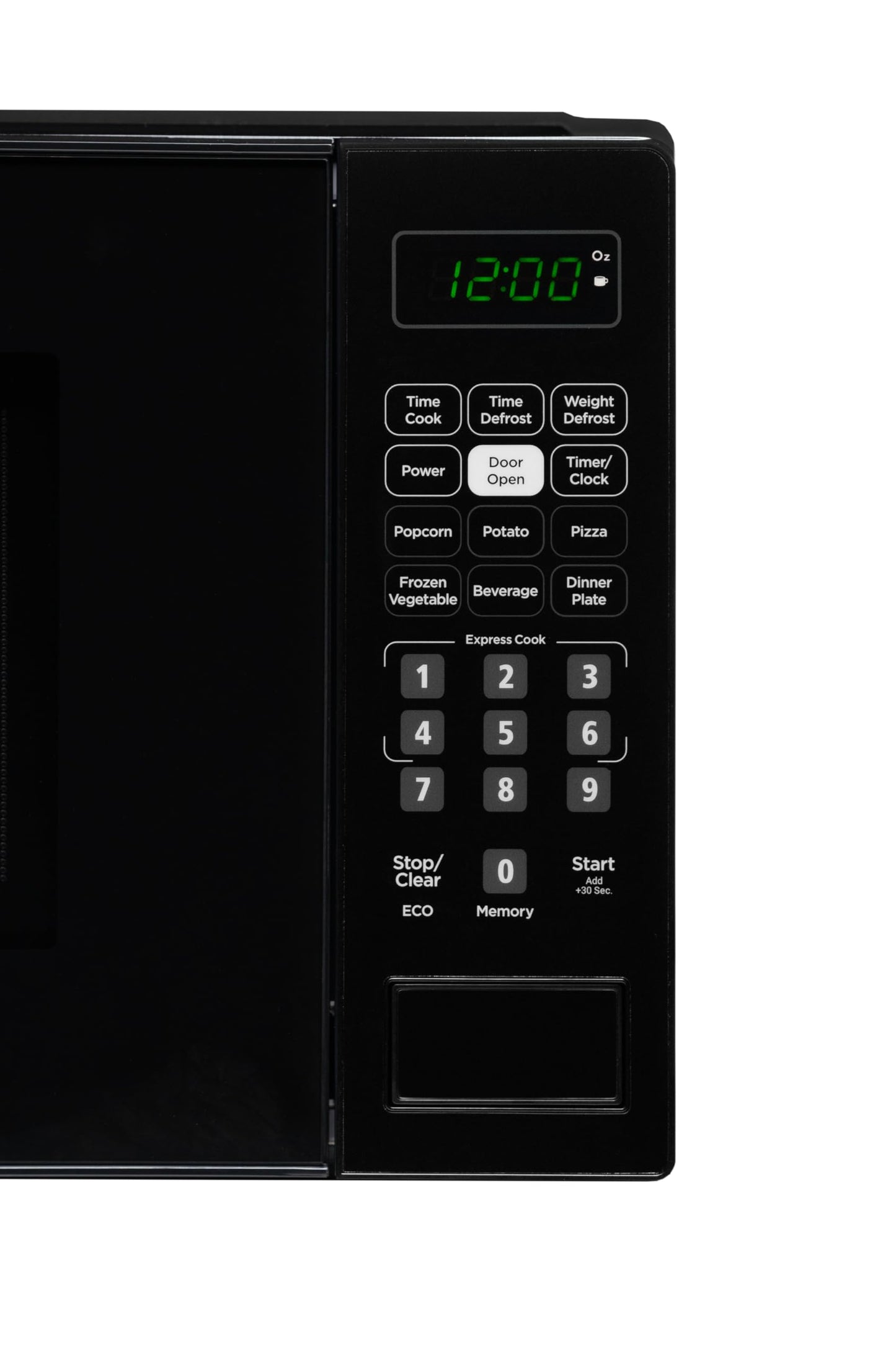 Danby DBMW0721BBB 0.7 Cu. Ft. Countertop Microwave, 700W, 10 Power Levels, 6 Auto-Cook Presets, Express Cook + 30 Sec, Auto Defrost & Child Lock, Black Danby