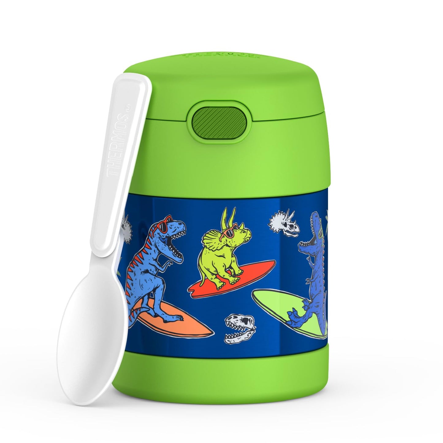 THERMOS FUNTAINER Kids Food Jar with Spoon, 10oz, Daring Dinos 🍁 All In One Marketplace Canada