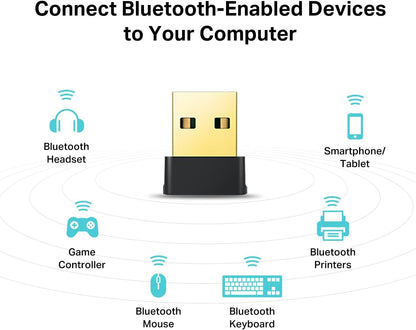 TP-Link AC600 Nano WiFi Bluetooth 4.2 USB Adapter (Archer T2UB Nano) - 2.4G/5G Dual Band Wireless Network Adapter for PC Desktop, Mini Travel Size, Supports Windows 11/10/8.1/8 🍁 All In One Marketplace Canada